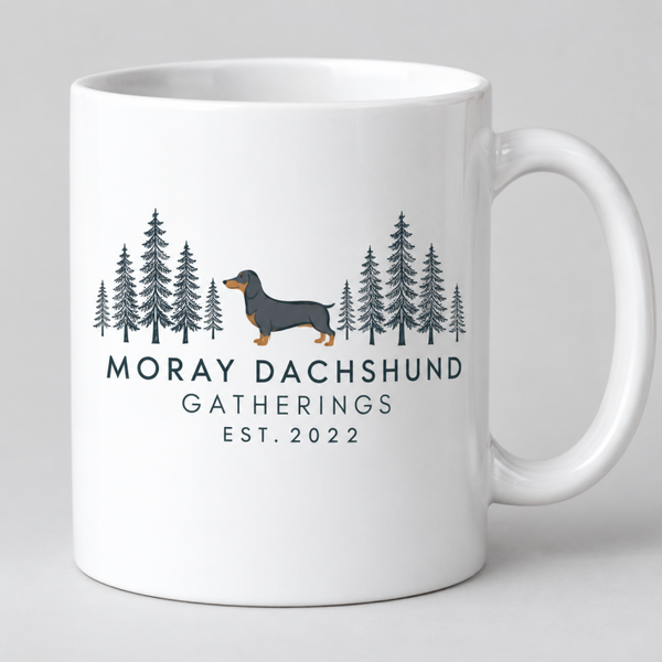 Moray Dachshund Mug (Not available till Mid-Nov 26)