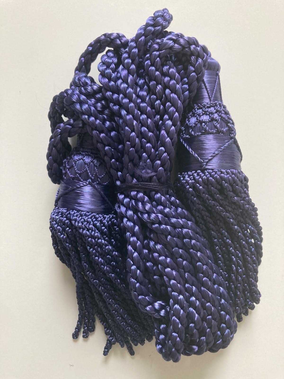 Navy Silk Bagpipe Cords