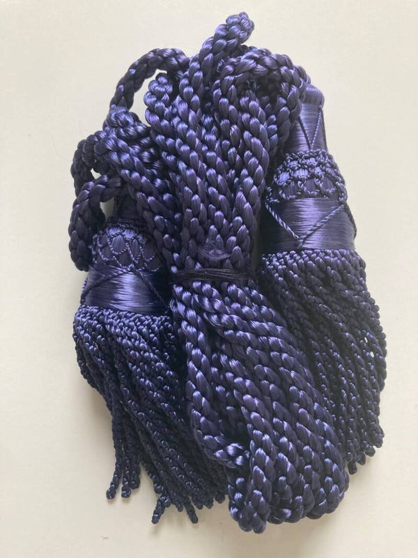 Navy Silk Bagpipe Cords