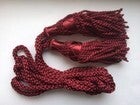 Burgundy Silk Bagpipe Cords