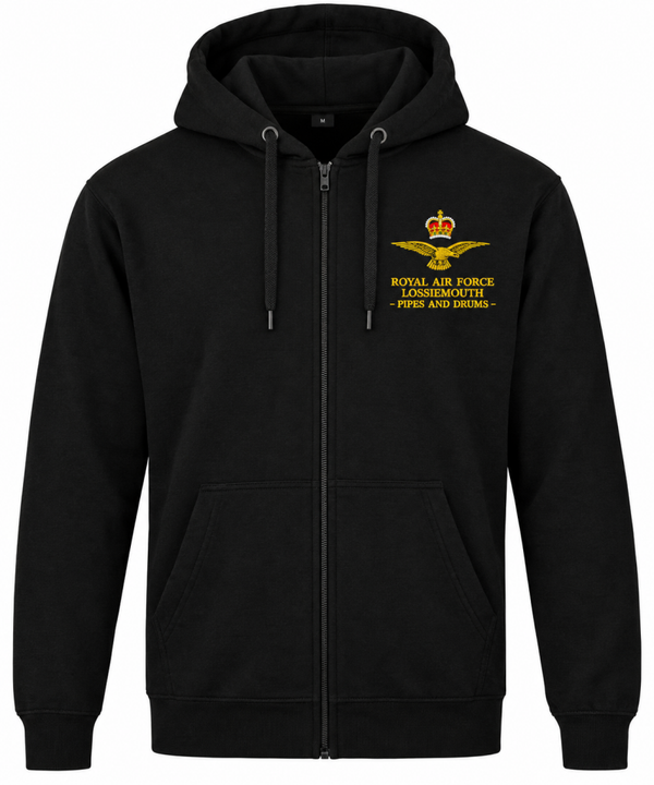 RAF Lossiemouth Pipes and Drums Pro Zip Hoodie