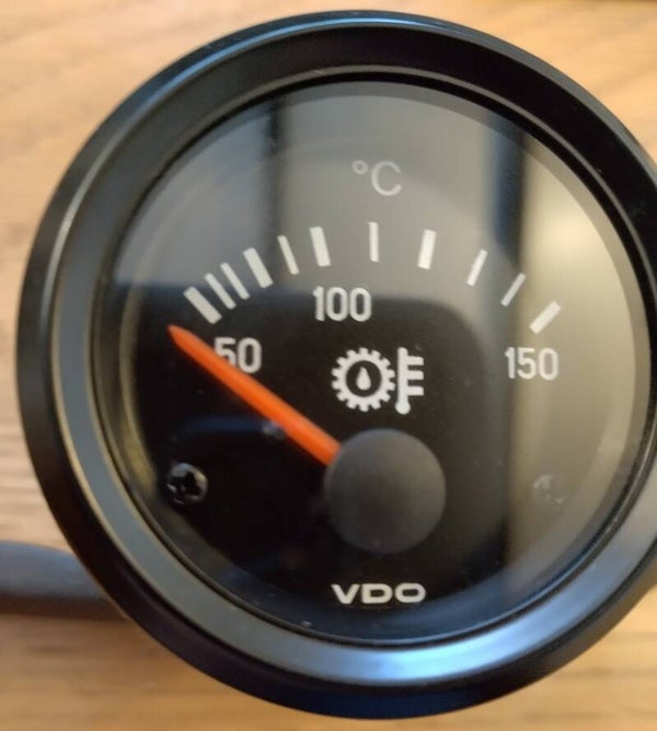 VDO Oil Temp gauge 24V in Black