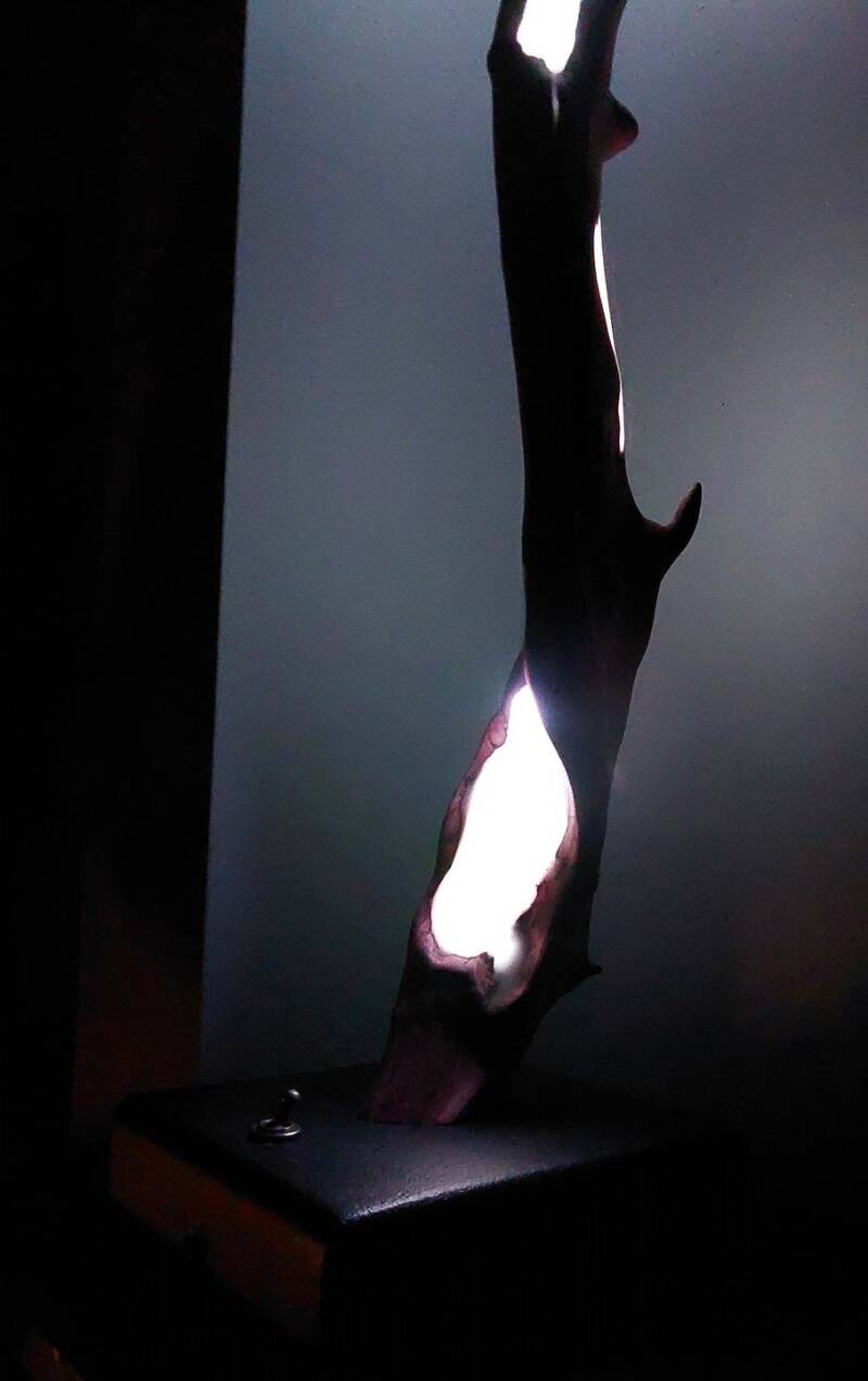 Driftwood lamp - O.M.S. Art and Creations