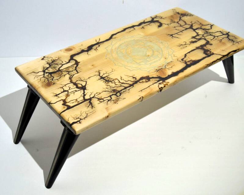 Fractal little table (custom made) - O.M.S. Art and Creations