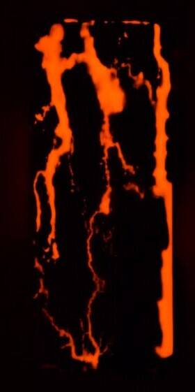 Fractal wooden wall art - O.M.S. Art and Creations