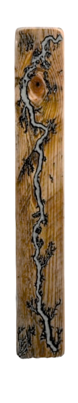 Fractal wooden wall art - O.M.S. Art and Creations