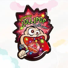 Striking Lollipop met Popping candy strawberry 13.8 gr