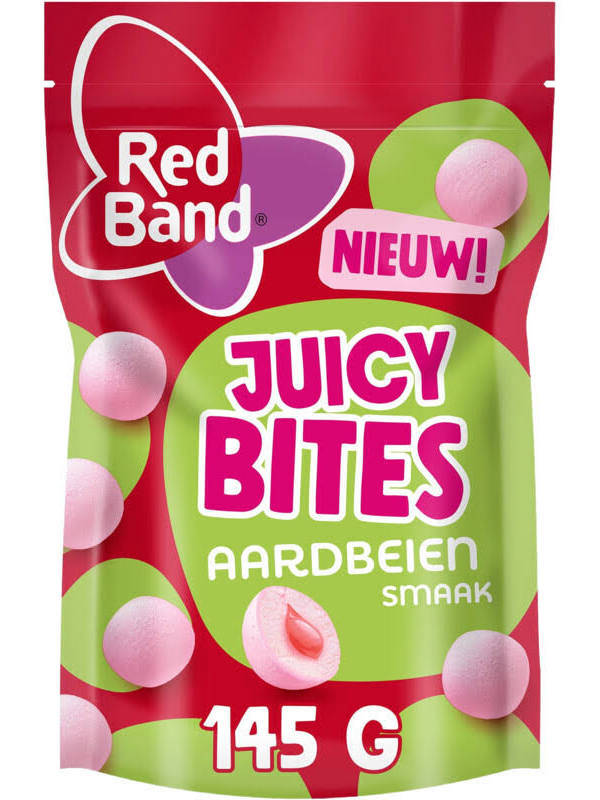 Red band Juicy Bites Aardbei