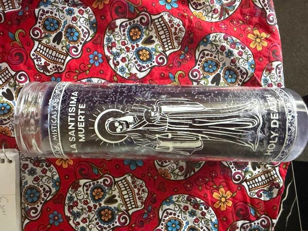 Veladora santa muerte morado
