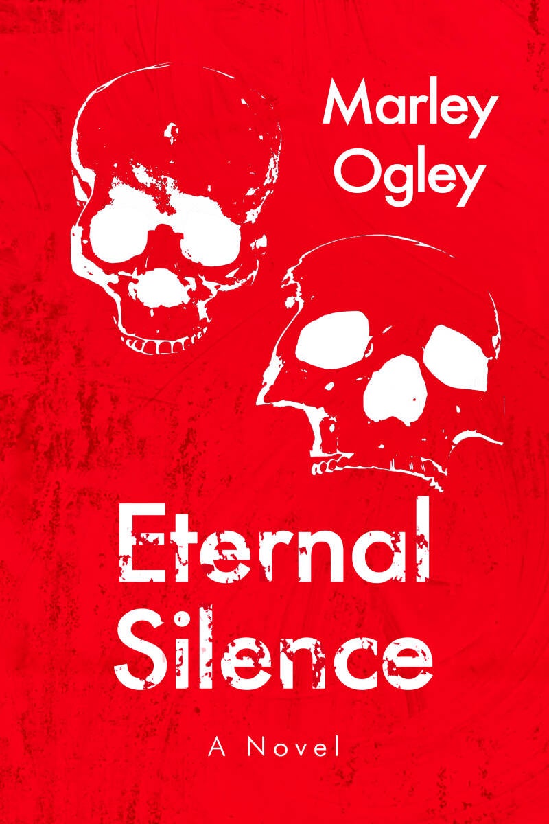 horror premade book cover with skulls