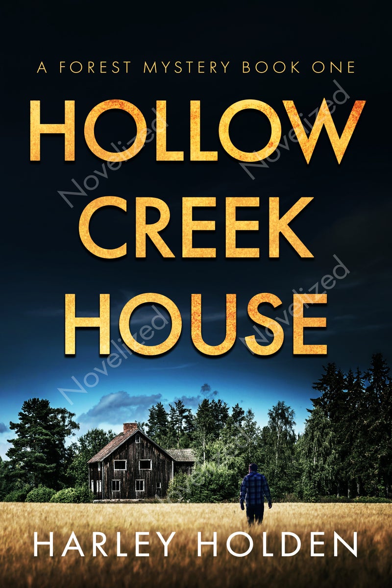 haunted house premade book cover