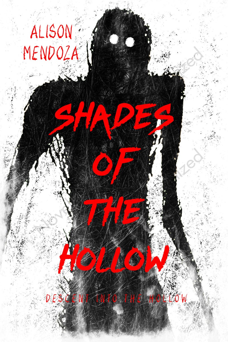ghost premade book cover with a nightmare
