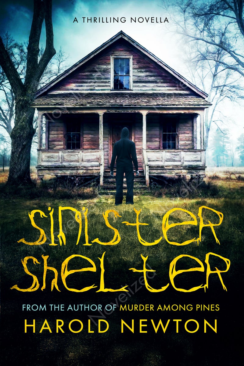 haunted house premade book cover