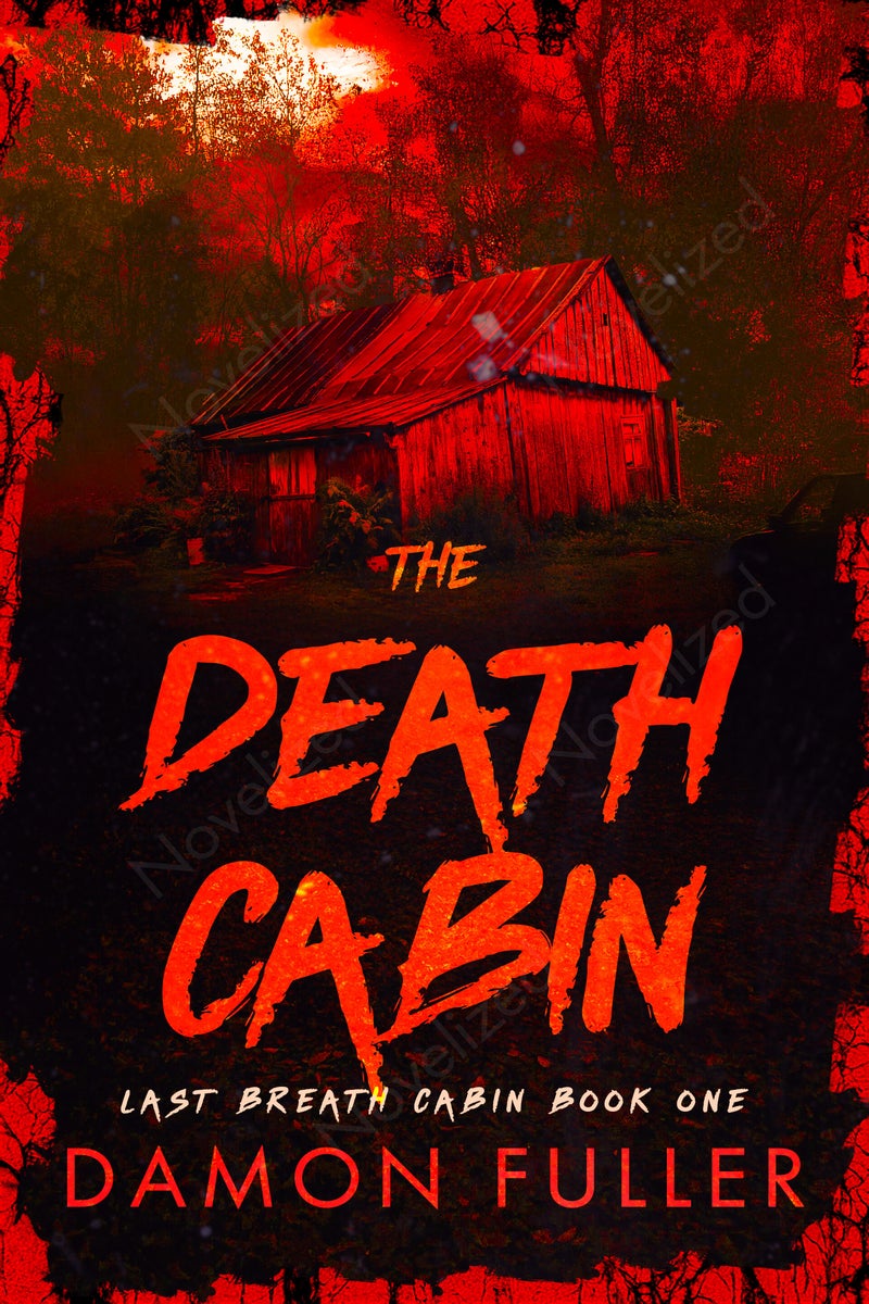 haunted cabin premade book cover