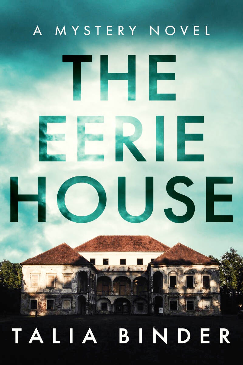 haunted house premade book cover