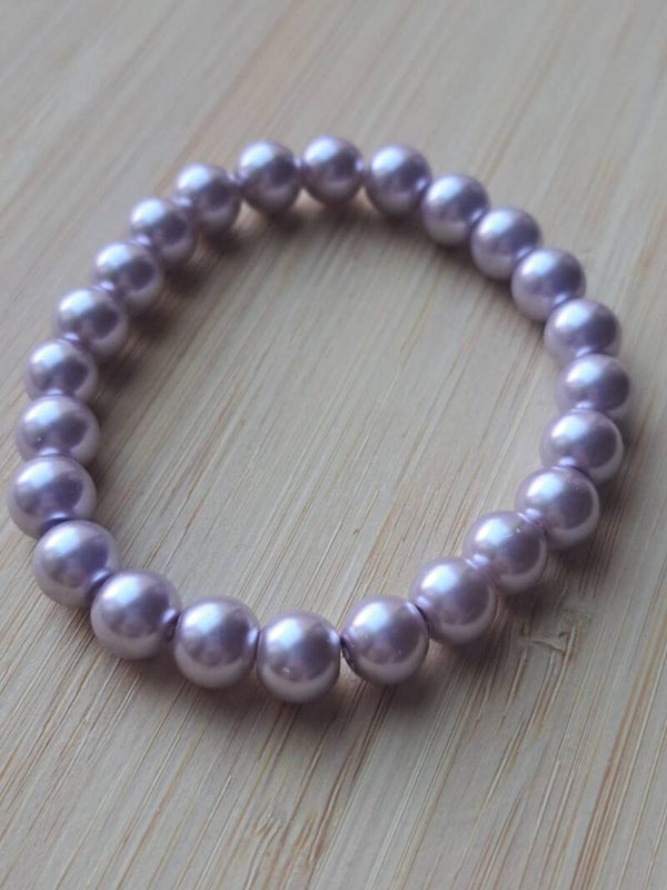 Zachte glans - lavendel 6mm