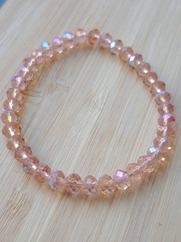 Zachte glans - roze 4mm