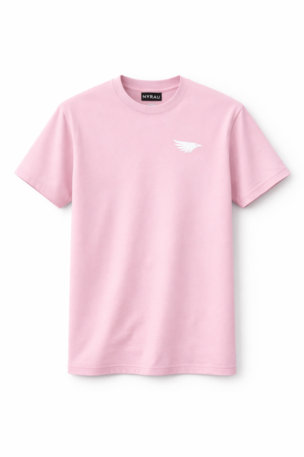 T-SHIRT ROSE NYRAU