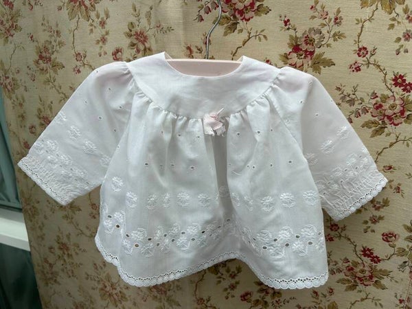 Schattig vintage broderiejurkje