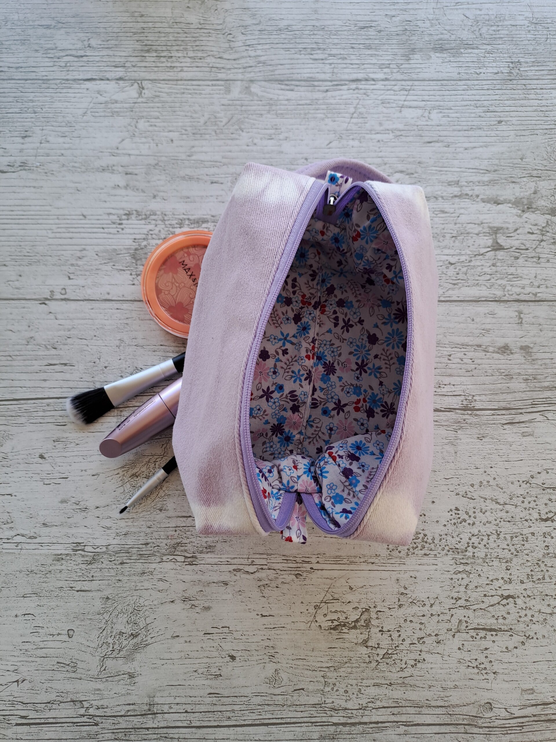 Trousse artisanale unique – La créative Jeans