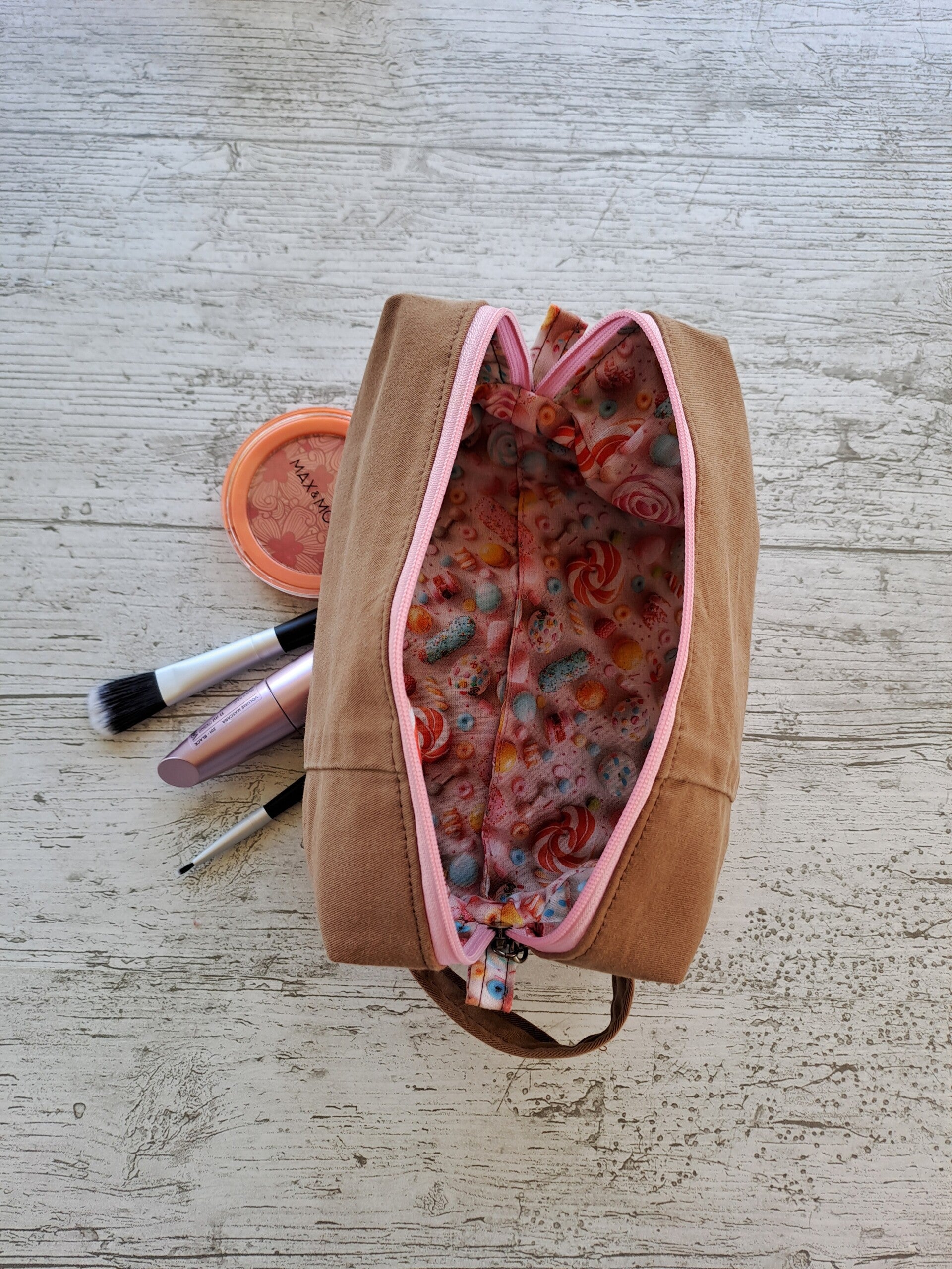 Trousse artisanale unique – La créative Jeans