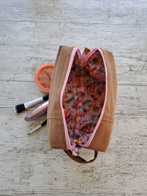 Trousse artisanale unique – La créative Jeans