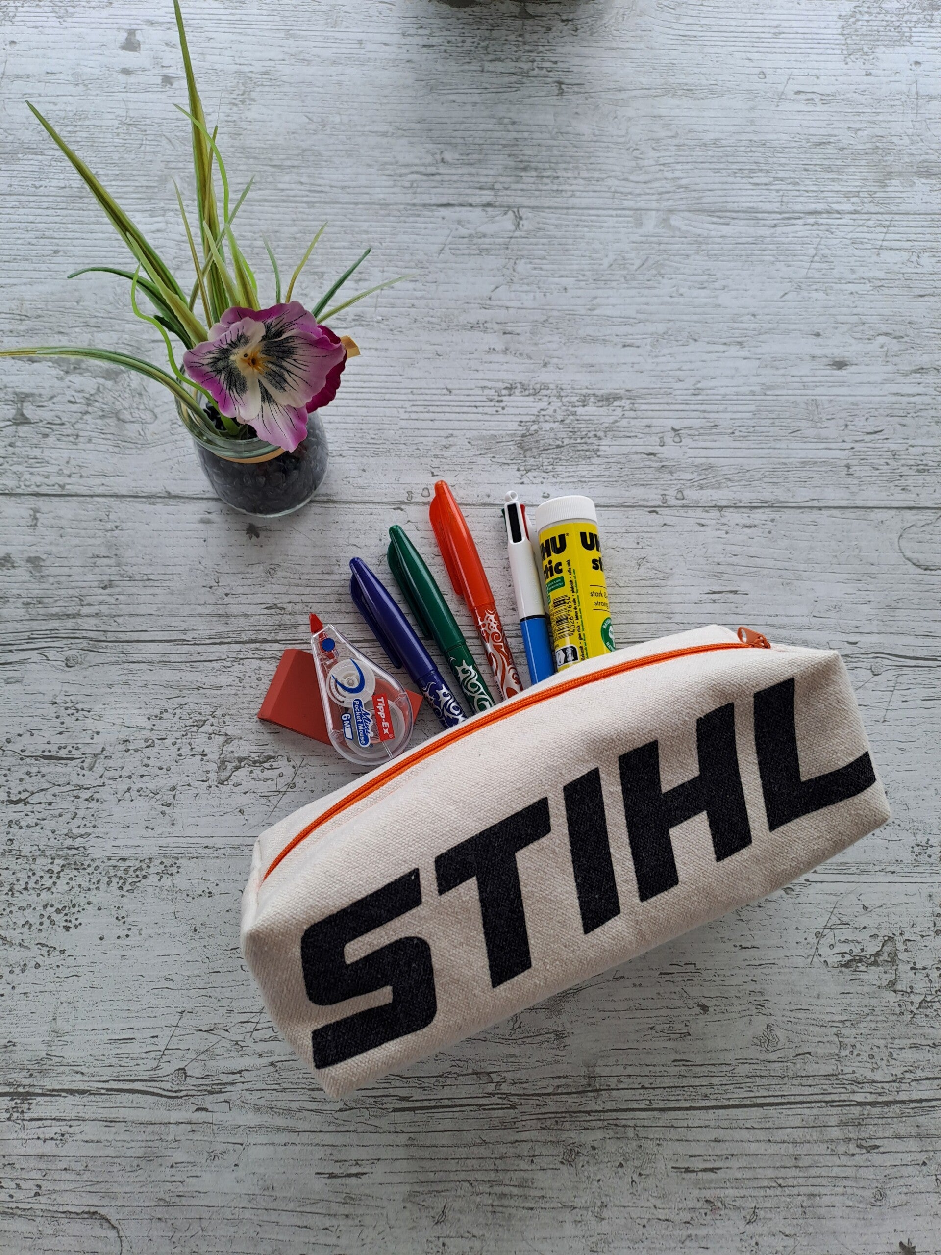 La Malice – Trousse artisanale enfant en tissu recyclé - Stihl
