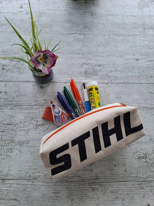 La Malice – Trousse artisanale enfant en tissu recyclé - Stihl