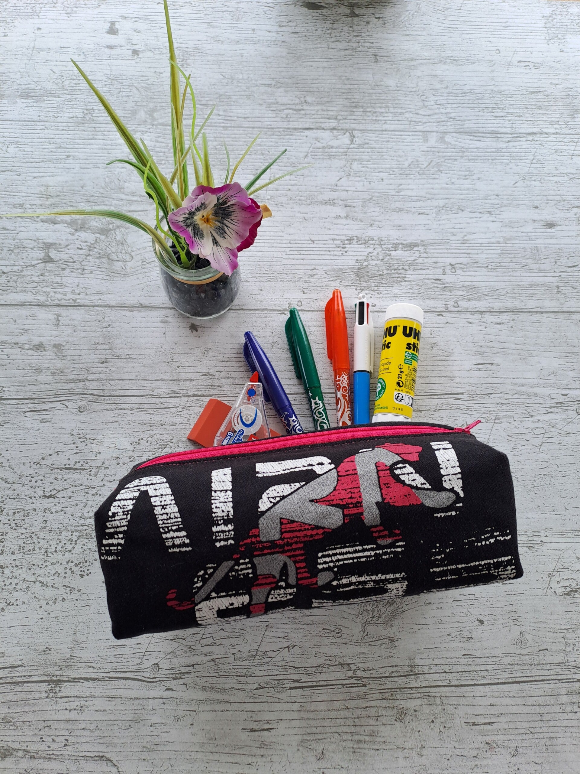 La Malice – Trousse artisanale enfant en tissu recyclé - Airnes