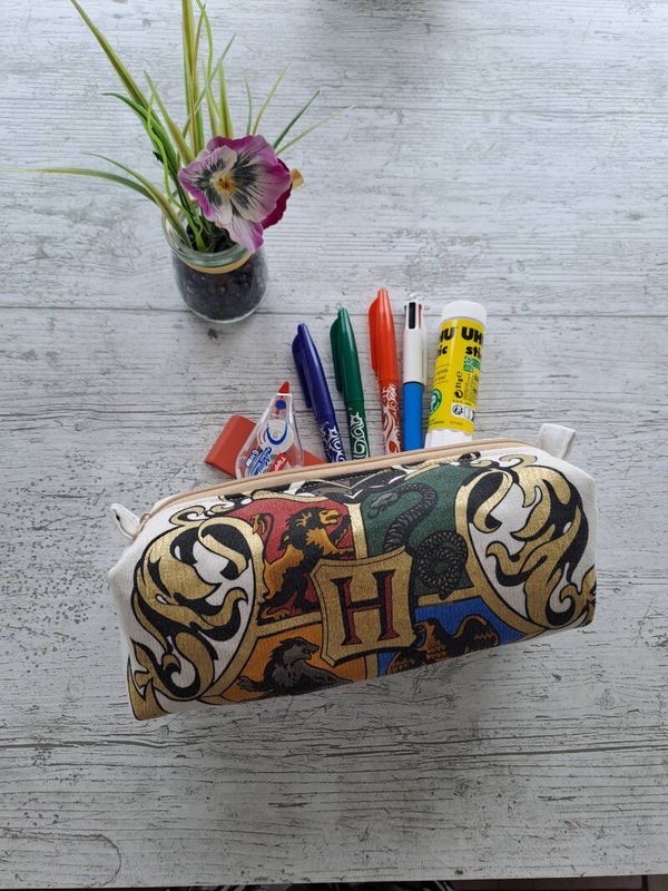 La Malice – Trousse artisanale enfant en tissu recyclé - Harry Potter