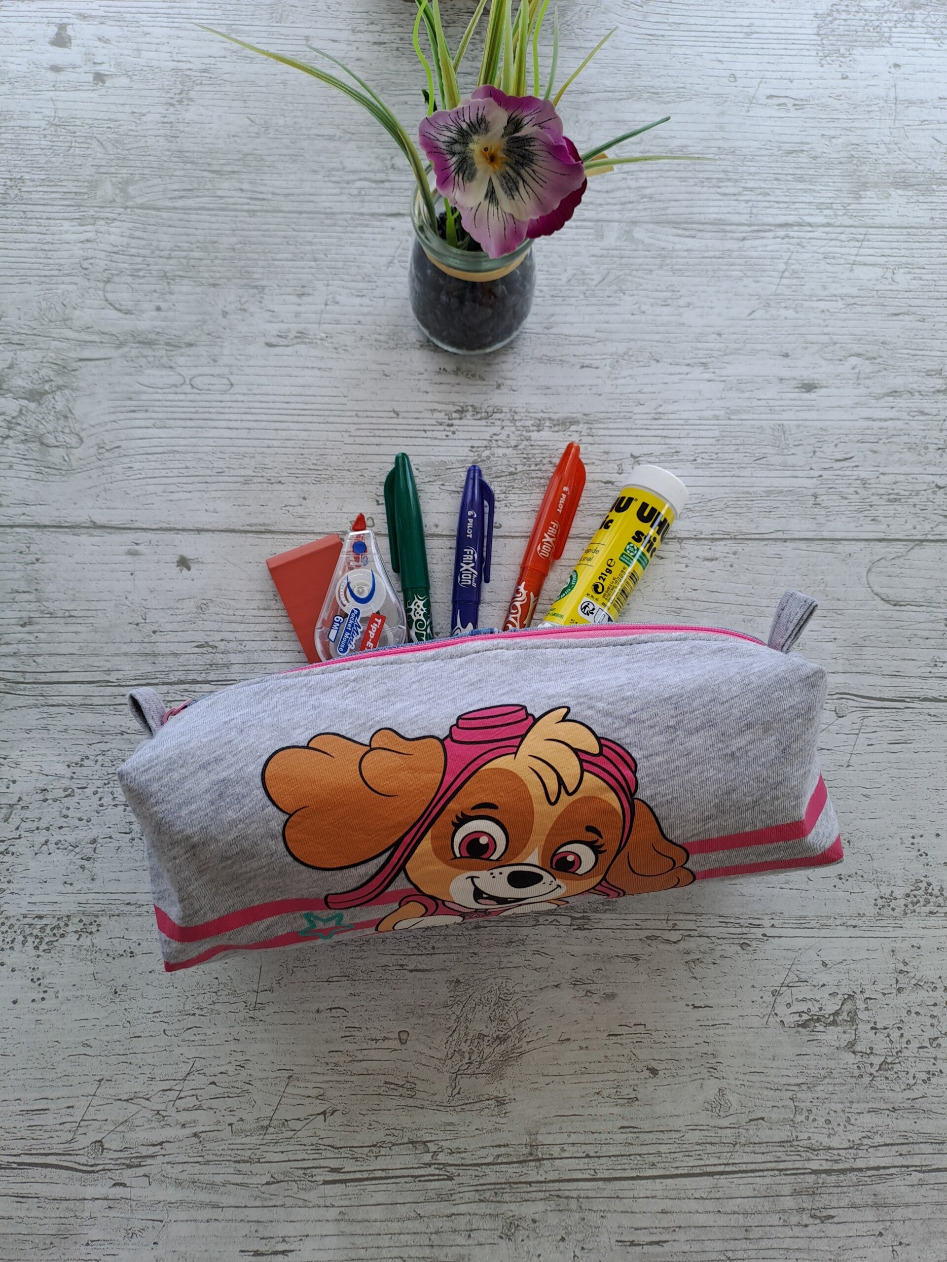La Malice – Trousse artisanale enfant en tissu recyclé - Nickelodeon