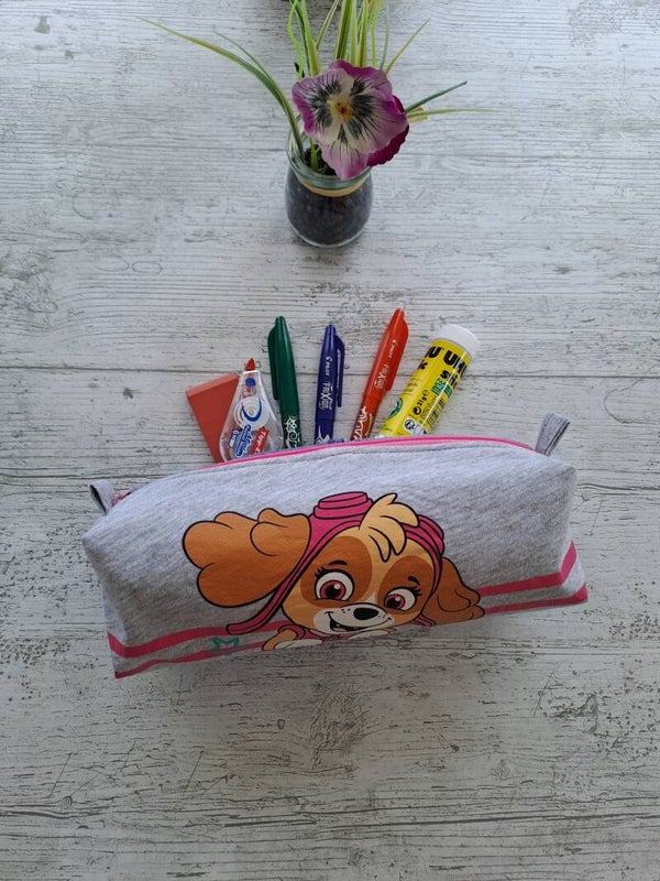 La Malice – Trousse artisanale enfant en tissu recyclé - Nickelodeon
