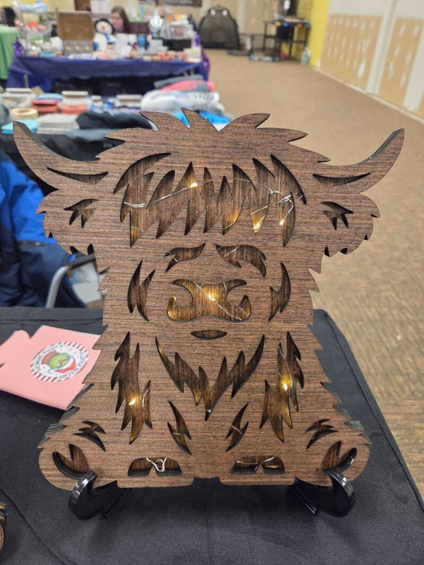 Highland cow rechargable