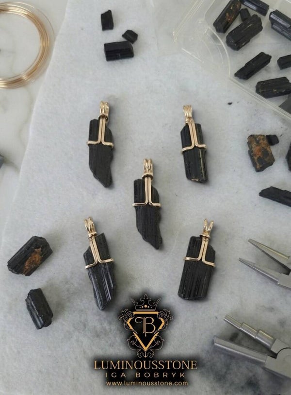 Bkack Tourmaline Talisman necklace