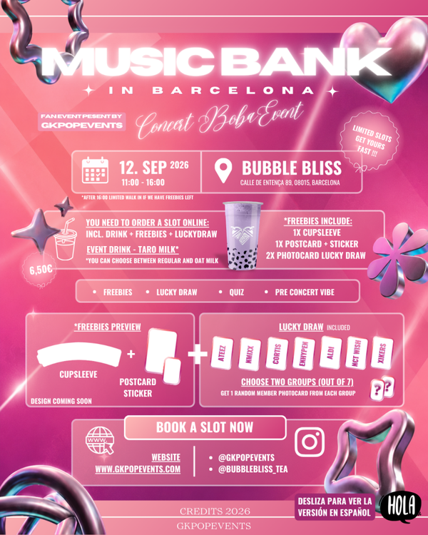 MUSIC BANK BOBA EVENT SLOT