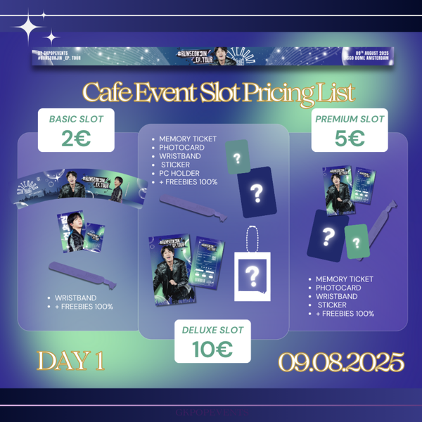 DAY 1 Cupsleeve Event RUN_SEOKJIN Amsterdam 09.08.2025