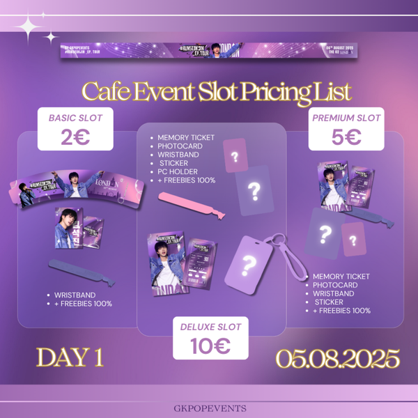 DAY 1 Cupsleeve Event RUN_SEOKJIN London 05.08.2025