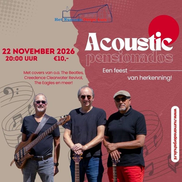 The Acoustic pensionados - 22 november 2026