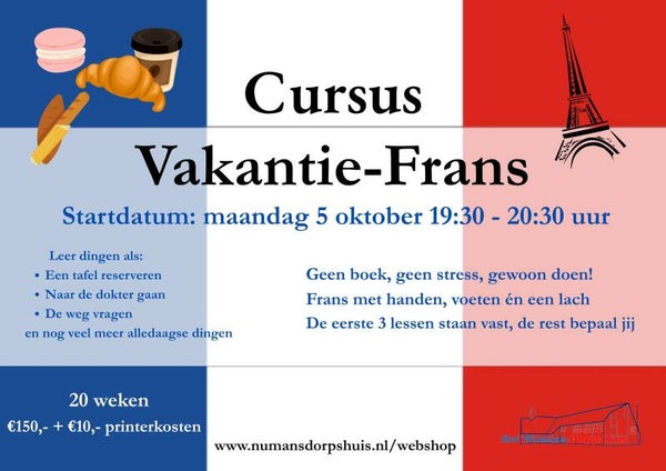 Cursus vakantiefrans