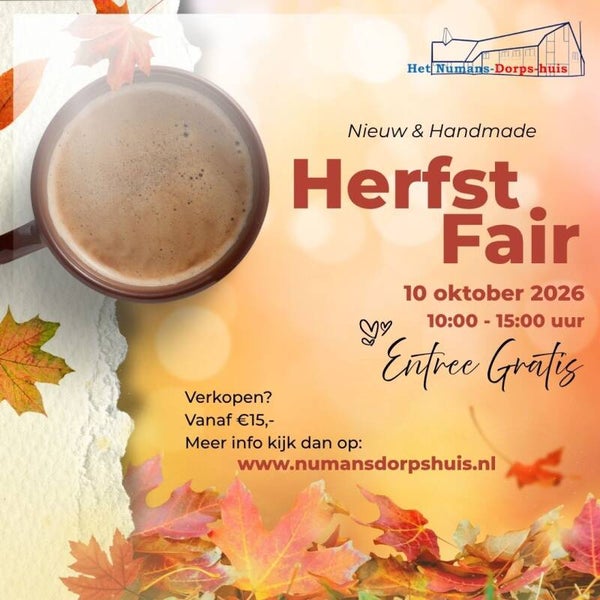 Herfstfair 10 oktober 2026