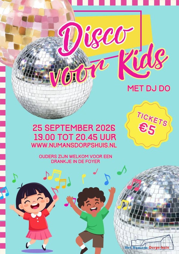 Kinderdisco - 25 september 2026