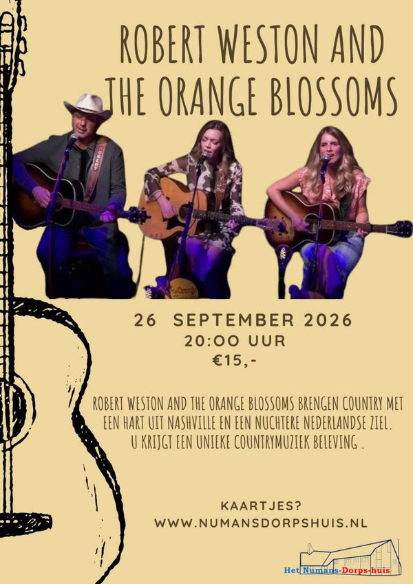 Robert Weston and the Orange Blossoms - 26 september 2026