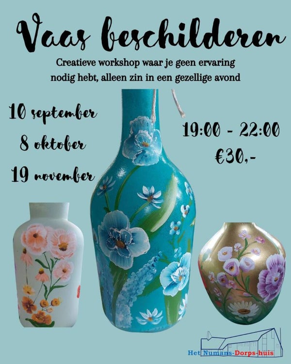 Workshop vaas beschilderen - 10 september