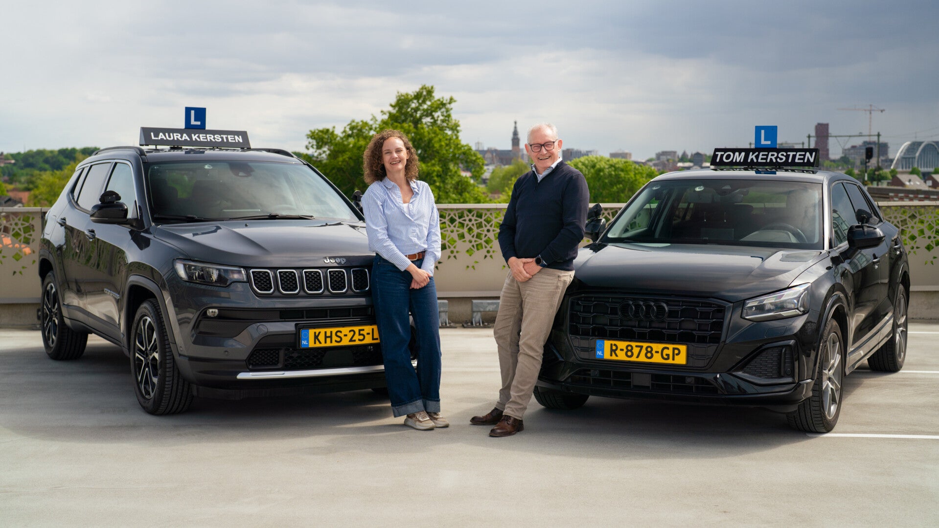 Foto Laura met vader