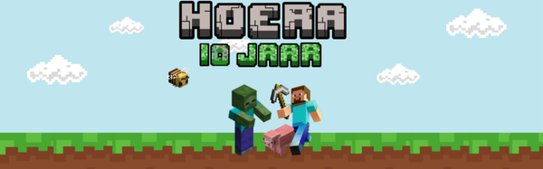 Pringles traktatie printable - Minecraft 10 jaar