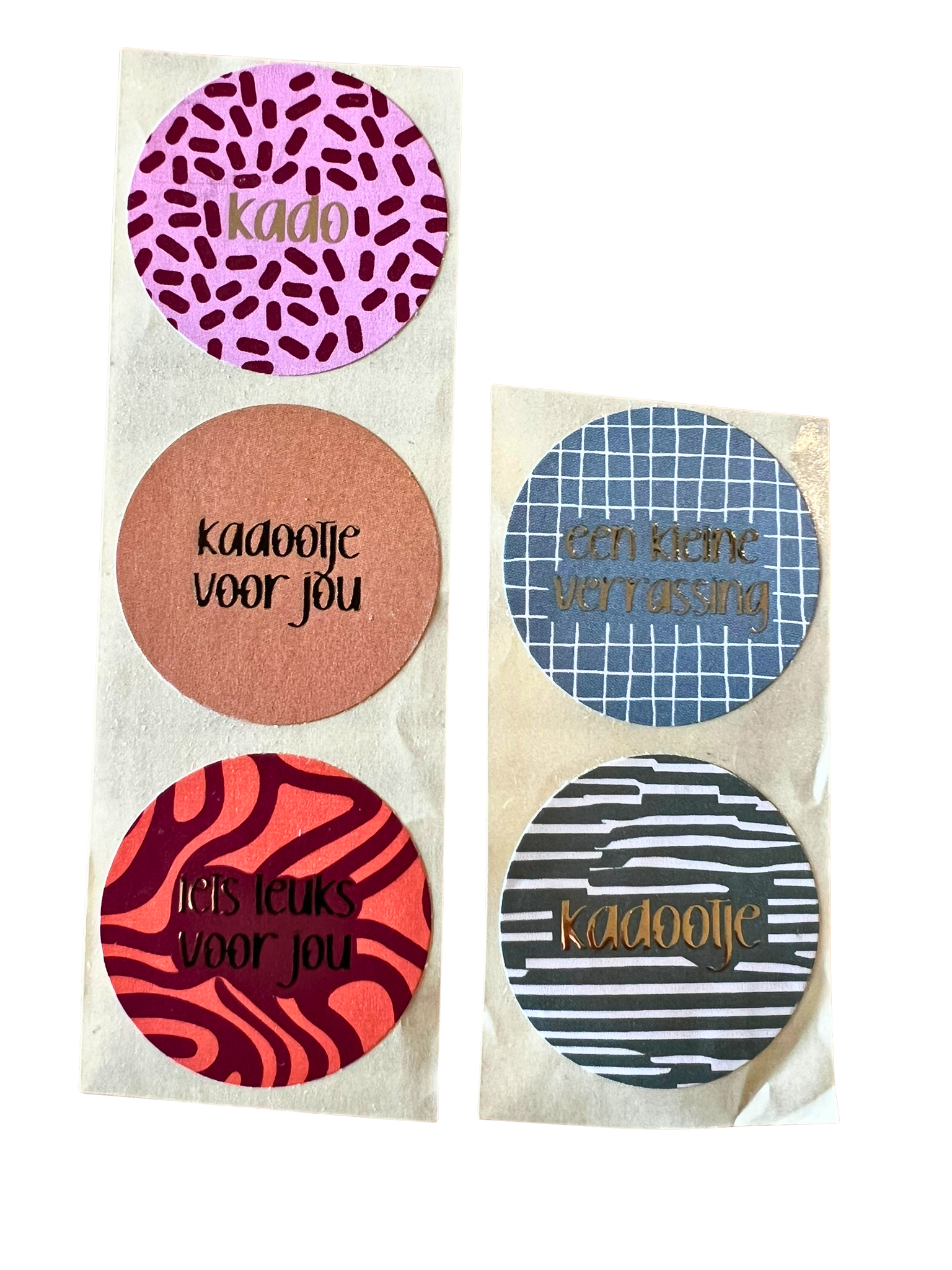 Cadeaustickers | Kado mix 10 stuks