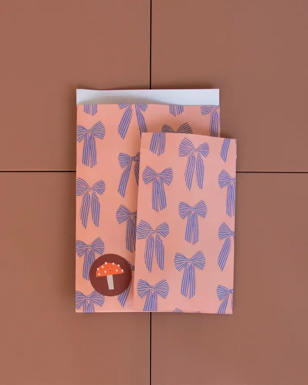Cadeauzakje L | Big Bow – Litchi & Cornflower