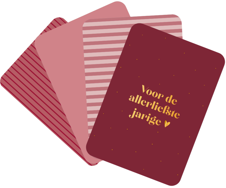 Stel je eigen wenskaartenpakket samen — kies 5 kaarten naar keuze