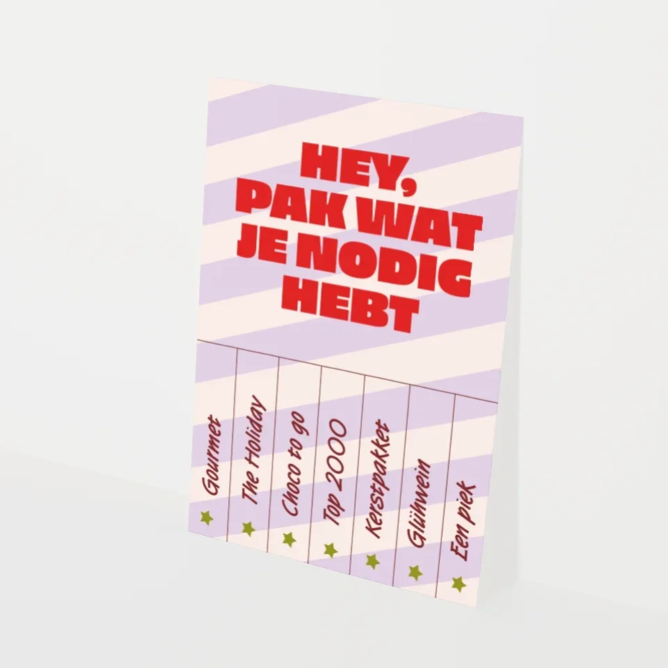 Kerstkaart Pak Wat Je Nodig Hebt