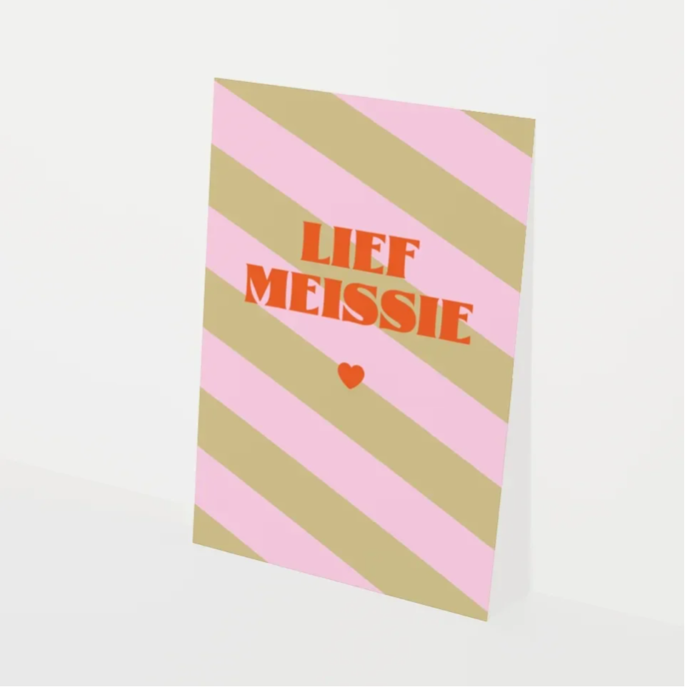 Kaart Lief Meissie